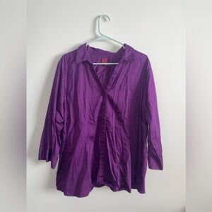 212 Collection Purple Button Down